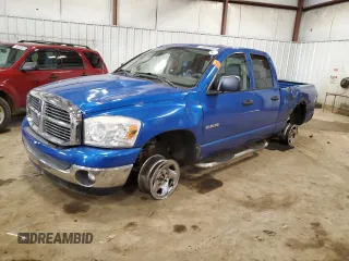 2008 Dodge 1500 SLT z VIN 1D7HU18N08S558028, wystawiony jako Copart lot #53056345 z przebiegiem 155 325 mil mil oraz Czysty tytuł • Clean title. Historia ofert i sprzedaży dostępna na DreamBid. Obrazek 1.