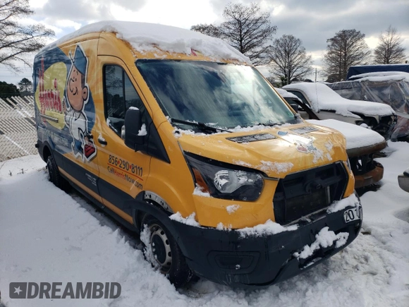2020 Ford Transit Cargo with VIN 1FTBR1C86LKB53416, listed as a Copart auction lot 81788244 with 106,132 mi miles and Salvage Title. Bid and sale history available at DreamBid. Image 4.