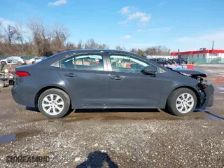 2023 Toyota Corolla LE with VIN JTDB4MEE6P3001722, listed as a IAAI auction lot 41512577 with 53,458 mi miles. Bid and sale history available at carsss.com. Image 13.