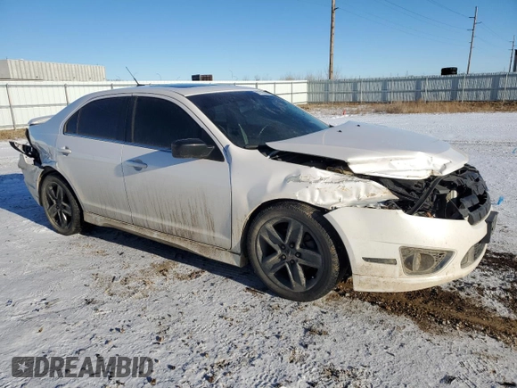 2011 Ford Fusion SPORT with VIN 3FAHP0DC5BR135597, listed as a Copart auction lot 87735365 with 122,545 mi miles and Salvage Title. Bid and sale history available at carsss.com. Image 4.