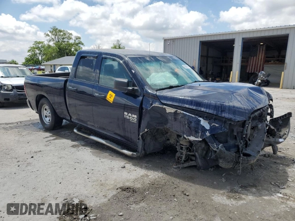 2019 Ram 1500 Tradesman with VIN 1C6RR6FG6KS574296, listed as a Copart auction lot 61586525 with 67,544 mi miles and Salvage title. Bid and sale history available at DreamBid. Image 4.