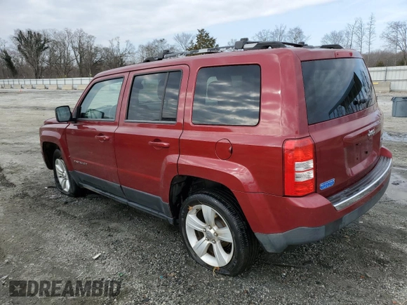 2014 Jeep Patriot Limited with VIN 1C4NJPCB2ED652952, listed as a Copart auction lot 43743095 with 186,092 mi miles and Salvage title. Bid and sale history available at DreamBid. Image 2.