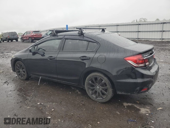 2014 Honda Civic EX-L with VIN 2HGFB2F98EH544403, listed as a Copart auction lot 51933625 with 168,926 mi miles and Salvage Title. Bid and sale history available at DreamBid. Image 2.