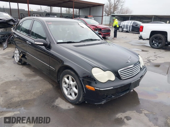 2003 Mercedes-Benz C 2.6L with VIN WDBRF61J93E013920, listed as a IAAI auction lot 41678945 with 90,448 mi miles. Bid and sale history available at carsss.com. Image 1.