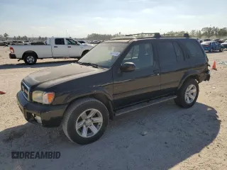 2003 Nissan Pathfinder LE z VIN JN8DR09Y83W815181, wystawiony jako Copart lot #76937174 z przebiegiem 225 848 mil mil oraz Szkoda całkowita • Salvage title. Historia ofert i sprzedaży dostępna na DreamBid. Obrazek 1.