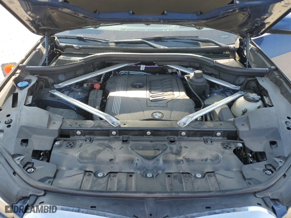 2023 BMW X5 xDrive40i with VIN 5UXCR6C02P9P93551, listed as a Copart auction lot 53448275 with 40,526 mi miles and Salvage Title. Bid and sale history available at carsss.com. Image 12.