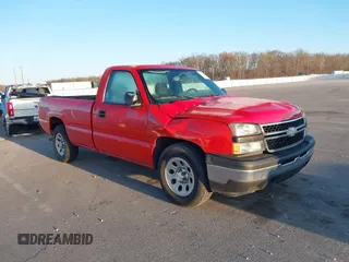 2006 Chevrolet Silverado 1500 Work Truck with VIN 3GCEC14X46G167010, listed as a IAAI auction lot 41927606 with 126,356 mi miles. Bid and sale history available at carsss.com. Image 1.