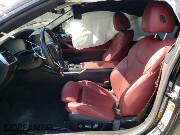 2022 BMW 4 Series 430i xDrive with VIN WBA73AP0XNCJ59810, listed as a Copart auction lot 54379575 with 21,961 mi miles and Salvage title. Bid and sale history available at DreamBid. Image 7.