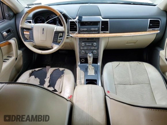 2012 Lincoln MKZ with VIN 3LNHL2JCXCR800433, listed as a Copart auction lot 64657415 with 172,437 mi miles and Salvage title. Bid and sale history available at DreamBid. Image 8.