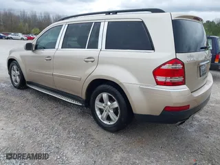 2007 Mercedes-Benz GL-Class with VIN 4JGBF71E57A140460, listed as a IAAI auction lot 41834280 with 162,666 mi miles. Bid and sale history available at carsss.com. Image 3.