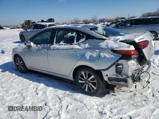 2021 Nissan Versa SV with VIN 3N1CN8EV0ML848361, listed as a Copart auction lot 45210435 with 63,043 mi miles and Salvage Title. Bid and sale history available at carsss.com. Image 2.