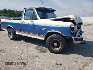 1990 Ford F-150 with VIN 1FTDF15N7LNA52632, listed as a Copart auction lot 60468495 with 8,445 mi miles and Salvage title. Bid and sale history available at DreamBid. Image 4.