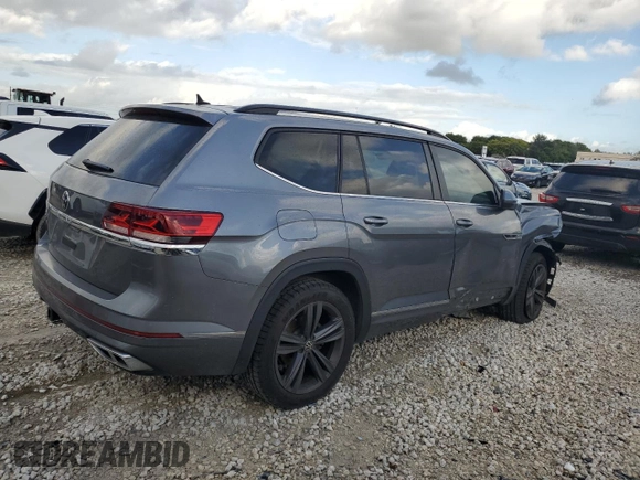 2021 Volkswagen Atlas SE with VIN 1V2PR2CA5MC525207, listed as a Copart auction lot 76572184 with 130,206 mi miles and Non repairable. Bid and sale history available at DreamBid. Image 3.