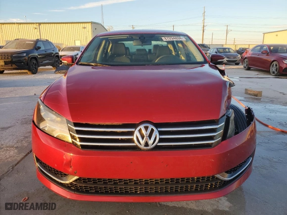 2015 Volkswagen Passat 1.8T Limited Edition with VIN 1VWAT7A3XFC062734, listed as a Copart auction lot 87294834 with 0 mi miles and Salvage Title. Bid and sale history available at carsss.com. Image 5.