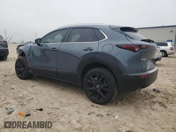 2023 Mazda CX-30 S Carbon Edition with VIN 3MVDMBCM0PM567055, listed as a Copart auction lot 45915265 with Not Provided miles and Salvage Title. Bid and sale history available at DreamBid. Image 2.