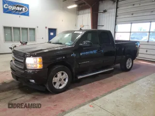 2013 Chevrolet Silverado 1500 LTZ with VIN 1GCRKTE72DZ414083, listed as a Copart auction lot 49009385 with 180,241 mi miles and Salvage Title. Bid and sale history available at DreamBid. Image 1.
