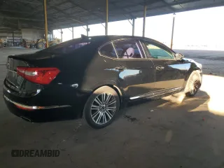 2015 Kia Cadenza Premium with VIN KNALN4D78F5194136, listed as a Copart auction lot 78073904 with 108,487 mi miles and Clean Title. Bid and sale history available at carsss.com. Image 3.