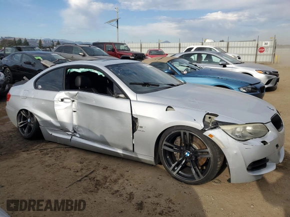 2011 BMW 3 Series 335is with VIN WBAKG1C50BE599440, listed as a Copart auction lot 83095394 with 114,470 mi miles and Salvage Title. Bid and sale history available at carsss.com. Image 4.
