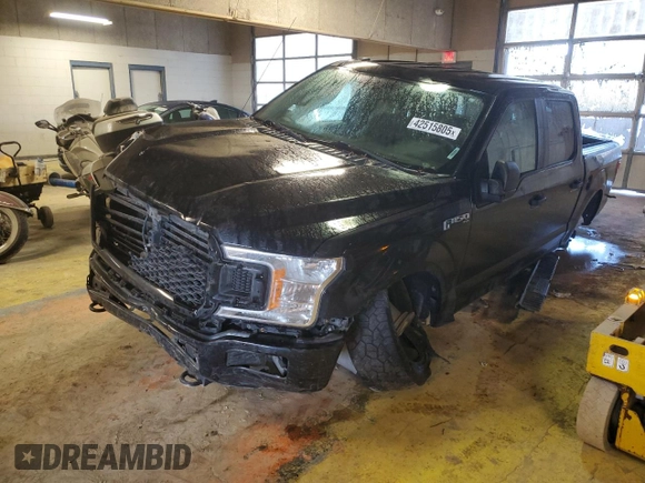 2018 Ford F-150 XL with VIN 1FTEW1E56JFC27884, listed as a Copart auction lot 42515805 with Not Provided miles and Salvage Title. Bid and sale history available at DreamBid. Image 1.