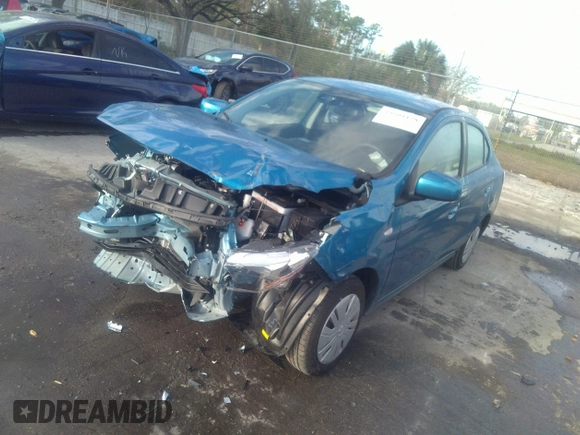 2022 Mitsubishi Mirage ES with VIN ML32FUFJ7NHF08625, listed as a IAAI auction lot 41841144 with 5,956 mi miles and . Bid and sale history available at DreamBid. Image 2.