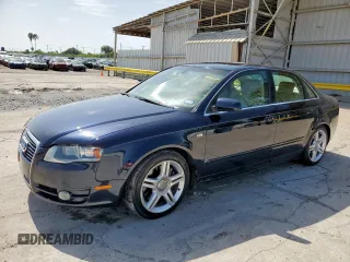 2007 Audi A4 2.0T with VIN WAUAF78E87A014760, listed as a Copart auction lot 64585575 with 125,499 mi miles and Clean title. Bid and sale history available at DreamBid. Image 1.