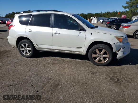 2008 Toyota RAV4 Ltd with VIN JTMZK31V385017595, listed as a Copart auction lot 47410585 with 225,329 mi miles and Salvage Title. Bid and sale history available at carsss.com. Image 4.
