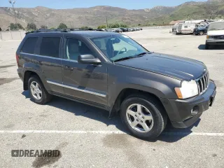 2006 Jeep Grand Cherokee Limited with VIN 1J4HS58N86C117546, listed as a Copart auction lot 61478474 with 236,987 mi miles and Salvage title. Bid and sale history available at DreamBid. Image 4.