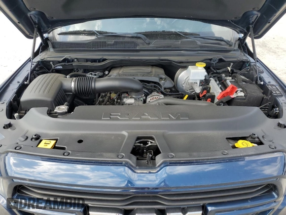 2021 Ram 1500 Big Horn with VIN 1C6SRFMT0MN725619, listed as a Copart auction lot 54238395 with 32,486 mi miles and Non repairable. Bid and sale history available at DreamBid. Image 11.