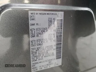 2018 Nissan Pathfinder Platinum z VIN 5N1DR2MN5JC610951, wystawiony jako Copart lot #46655905 z przebiegiem 97 539 mil mil oraz Szkoda całkowita • Salvage title. Historia ofert i sprzedaży dostępna na DreamBid. Obrazek 16.
