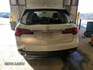 2016 Acura MDX w/Tech with VIN 5FRYD3H46GB017086, listed as a Copart auction lot 45859595 with 94,228 mi miles and Salvage Title. Bid and sale history available at carsss.com. Image 6.