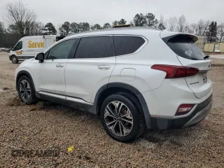 2019 Hyundai Santa Fe Ultimate with VIN 5NMS5CAA4KH019382, listed as a Copart auction lot 44592955 with 120,797 mi miles and Salvage Title. Bid and sale history available at carsss.com. Image 2.