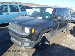 2017 Jeep Renegade Sport with VIN ZACCJAAB7HPF43822, listed as a IAAI auction lot 41752500 with Not Provided miles and . Bid and sale history available at DreamBid. Image 16.