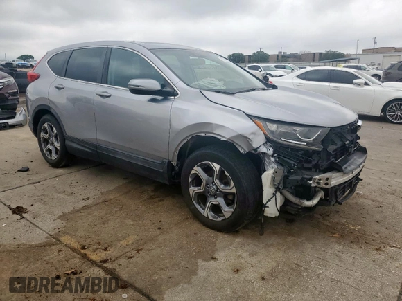 2017 Honda CR-V EX-L with VIN 5J6RW1H87HL002502, listed as a Copart auction lot 54312425 with 98,098 mi miles and Salvage Title. Bid and sale history available at DreamBid. Image 4.