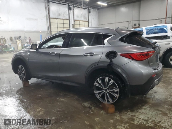 2019 Infiniti QX30 Luxe z VIN SJKCH5CRXKA008419, wystawiony jako Copart lot #46159125 z przebiegiem 90 609 mil mil oraz Szkoda całkowita • Salvage title. Historia ofert i sprzedaży dostępna na DreamBid. Obrazek 2.
