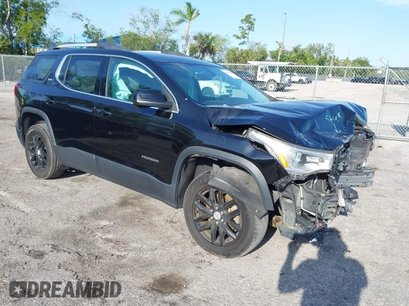 2019 GMC Acadia SLT with VIN 1GKKNMLS1KZ182115, listed as a IAAI auction lot 41860425 with 95,112 mi miles. Bid and sale history available at carsss.com. Image 1.