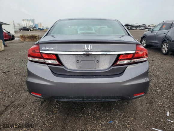 2015 Honda Civic Sedan LX with VIN 19XFB2F51FE106296, listed as a Copart auction lot 54139015 with 118,848 mi miles and Clean Title. Bid and sale history available at carsss.com. Image 6.