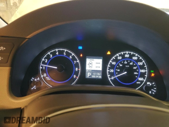 2012 Infiniti G37 with VIN JN1CV6FE3CM203176, listed as a Copart auction lot 41414405 with 131,361 mi miles and Salvage Title. Bid and sale history available at DreamBid. Image 9.