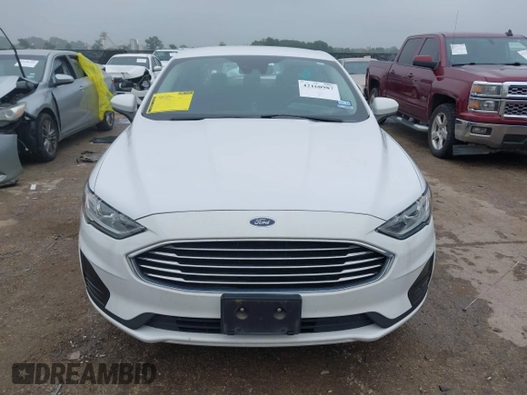 2020 Ford Fusion SE with VIN 3FA6P0LU2LR266943, listed as a IAAI auction lot 42160987 with 61,435 mi miles and . Bid and sale history available at DreamBid. Image 13.