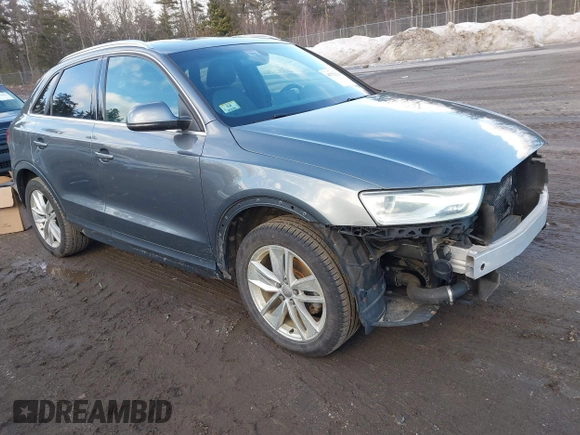 2016 Audi Q3 Premium Plus with VIN WA1EFCFS8GR007809, listed as a IAAI auction lot 41752028 with 102,774 mi miles. Bid and sale history available at carsss.com. Image 1.
