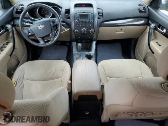 2012 Kia Sorento LX with VIN 5XYKT3A68CG294721, listed as a Copart auction lot 53873705 with 170,630 mi miles and Salvage Title. Bid and sale history available at DreamBid. Image 8.