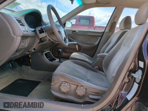 2000 Honda Civic LX with VIN 1HGEJ6673YL047996, listed as a Copart auction lot 51451505 with 216,329 mi miles and Clean Title. Bid and sale history available at DreamBid. Image 7.