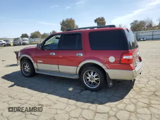 2007 Ford Expedition Eddie Bauer z VIN 1FMFU18587LA39587, wystawiony jako Copart lot #51961305 z przebiegiem 149 206 mil mil oraz Szkoda całkowita • Salvage title. Historia ofert i sprzedaży dostępna na DreamBid. Obrazek 2.