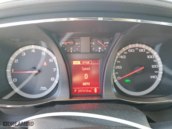 2013 GMC Terrain SLT with VIN 2GKFLVE32D6119140, listed as a Copart auction lot 44966725 with 97,410 mi miles and Salvage Title. Bid and sale history available at carsss.com. Image 9.