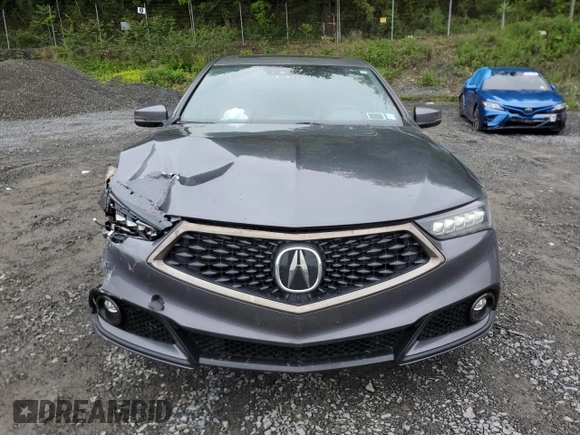 2020 Acura TLX w/A-Spec Pkg with VIN 19UUB1F68LA015505, listed as a Copart auction lot 58099605 with 107,948 mi miles and Salvage title. Bid and sale history available at DreamBid. Image 5.