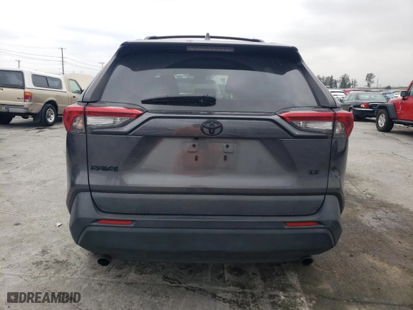 2021 Toyota RAV4 LE with VIN 2T3H1RFV2MC165431, listed as a Copart auction lot 50843815 with 101,979 mi miles and Salvage Title. Bid and sale history available at carsss.com. Image 6.
