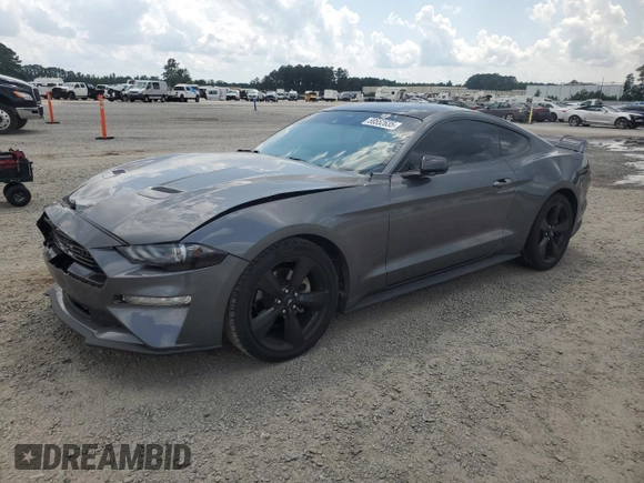 2021 Ford Mustang EcoBoost with VIN 1FA6P8TH2M5134769, listed as a Copart auction lot 58552635 with 100,030 mi miles and Salvage title. Bid and sale history available at DreamBid. Image 1.