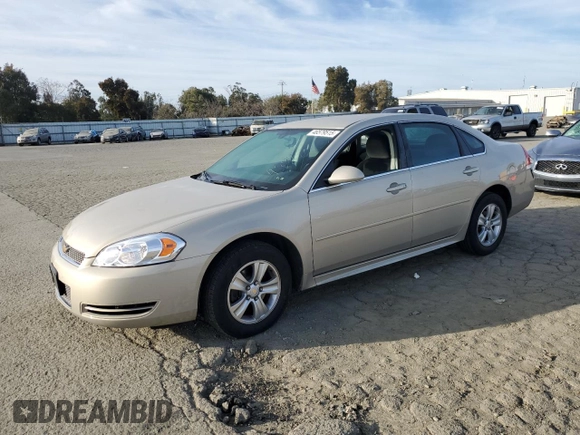 2012 Chevrolet Impala LS Retail with VIN 2G1WA5E30C1264411, listed as a Copart auction lot 46579515 with 90,531 mi miles and Salvage Title. Bid and sale history available at DreamBid. Image 1.