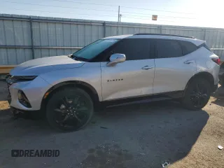 2020 Chevrolet Blazer RS z VIN 3GNKBERS0LS536682, wystawiony jako Copart lot #48818715 z przebiegiem 72 328 mil mil oraz Szkoda całkowita • Salvage title. Historia ofert i sprzedaży dostępna na DreamBid. Obrazek 1.