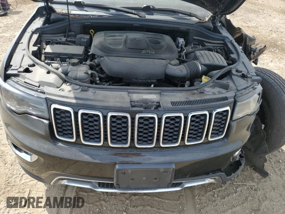 2019 Jeep Grand Cherokee Limited with VIN 1C4RJFBG2KC693642, listed as a Copart auction lot 56968105 with 73,726 mi miles and Salvage title. Bid and sale history available at DreamBid. Image 11.