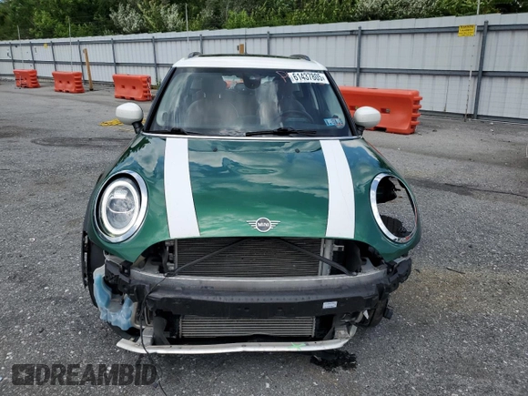 2021 MINI Hardtop 4 Door Oxford Edition with VIN WMWXU7C0XM2P49113, listed as a Copart auction lot 61437805 with 40,399 mi miles and Salvage title. Bid and sale history available at DreamBid. Image 5.